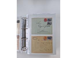 1920/23, umfangreiche Sammlung mit über 4600 Briefen, Karten und Ganzsachen. Dabei interessante Frankaturen, Blockeinheiten, 