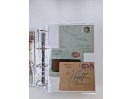 1920/23, umfangreiche Sammlung mit über 4600 Briefen, Karten und Ganzsachen. Dabei interessante Frankaturen, Blockeinheiten, 