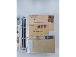 1920/23, umfangreiche Sammlung mit über 4600 Briefen, Karten und Ganzsachen. Dabei interessante Frankaturen, Blockeinheiten, 