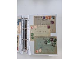 1920/23, umfangreiche Sammlung mit über 4600 Briefen, Karten und Ganzsachen. Dabei interessante Frankaturen, Blockeinheiten, 