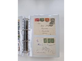 1920/23, umfangreiche Sammlung mit über 4600 Briefen, Karten und Ganzsachen. Dabei interessante Frankaturen, Blockeinheiten, 