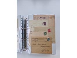 1920/23, umfangreiche Sammlung mit über 4600 Briefen, Karten und Ganzsachen. Dabei interessante Frankaturen, Blockeinheiten, 