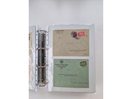 1920/23, umfangreiche Sammlung mit über 4600 Briefen, Karten und Ganzsachen. Dabei interessante Frankaturen, Blockeinheiten, 