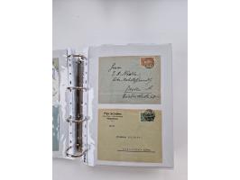 1920/23, umfangreiche Sammlung mit über 4600 Briefen, Karten und Ganzsachen. Dabei interessante Frankaturen, Blockeinheiten, 