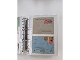 1920/23, umfangreiche Sammlung mit über 4600 Briefen, Karten und Ganzsachen. Dabei interessante Frankaturen, Blockeinheiten, 