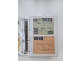 1920/23, umfangreiche Sammlung mit über 4600 Briefen, Karten und Ganzsachen. Dabei interessante Frankaturen, Blockeinheiten, 