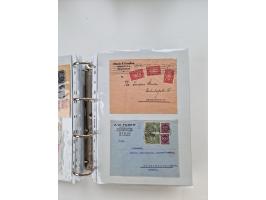 1920/23, umfangreiche Sammlung mit über 4600 Briefen, Karten und Ganzsachen. Dabei interessante Frankaturen, Blockeinheiten, 