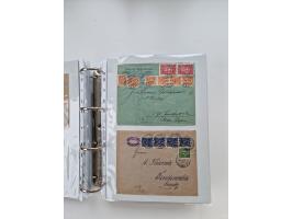 1920/23, umfangreiche Sammlung mit über 4600 Briefen, Karten und Ganzsachen. Dabei interessante Frankaturen, Blockeinheiten, 