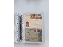 1920/23, umfangreiche Sammlung mit über 4600 Briefen, Karten und Ganzsachen. Dabei interessante Frankaturen, Blockeinheiten, 