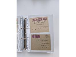 1920/23, umfangreiche Sammlung mit über 4600 Briefen, Karten und Ganzsachen. Dabei interessante Frankaturen, Blockeinheiten, 