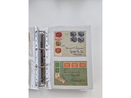 1920/23, umfangreiche Sammlung mit über 4600 Briefen, Karten und Ganzsachen. Dabei interessante Frankaturen, Blockeinheiten, 
