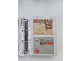 1920/23, umfangreiche Sammlung mit über 4600 Briefen, Karten und Ganzsachen. Dabei interessante Frankaturen, Blockeinheiten, 