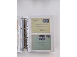 1920/23, umfangreiche Sammlung mit über 4600 Briefen, Karten und Ganzsachen. Dabei interessante Frankaturen, Blockeinheiten, 