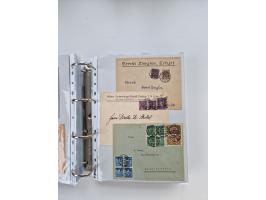 1920/23, umfangreiche Sammlung mit über 4600 Briefen, Karten und Ganzsachen. Dabei interessante Frankaturen, Blockeinheiten, 