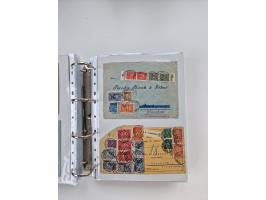 1920/23, umfangreiche Sammlung mit über 4600 Briefen, Karten und Ganzsachen. Dabei interessante Frankaturen, Blockeinheiten, 