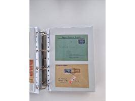 1920/23, umfangreiche Sammlung mit über 4600 Briefen, Karten und Ganzsachen. Dabei interessante Frankaturen, Blockeinheiten, 