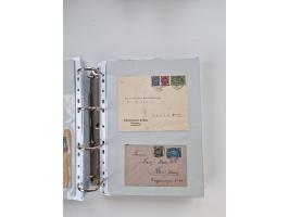 1920/23, umfangreiche Sammlung mit über 4600 Briefen, Karten und Ganzsachen. Dabei interessante Frankaturen, Blockeinheiten, 
