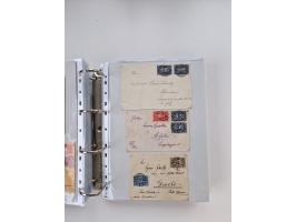 1920/23, umfangreiche Sammlung mit über 4600 Briefen, Karten und Ganzsachen. Dabei interessante Frankaturen, Blockeinheiten, 