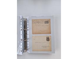 1920/23, umfangreiche Sammlung mit über 4600 Briefen, Karten und Ganzsachen. Dabei interessante Frankaturen, Blockeinheiten, 