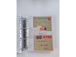 1920/23, umfangreiche Sammlung mit über 4600 Briefen, Karten und Ganzsachen. Dabei interessante Frankaturen, Blockeinheiten, 