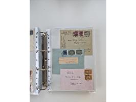 1920/23, umfangreiche Sammlung mit über 4600 Briefen, Karten und Ganzsachen. Dabei interessante Frankaturen, Blockeinheiten, 