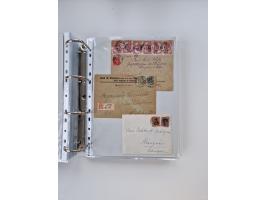 1920/23, umfangreiche Sammlung mit über 4600 Briefen, Karten und Ganzsachen. Dabei interessante Frankaturen, Blockeinheiten, 