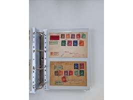 1920/23, umfangreiche Sammlung mit über 4600 Briefen, Karten und Ganzsachen. Dabei interessante Frankaturen, Blockeinheiten, 