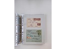 1920/23, umfangreiche Sammlung mit über 4600 Briefen, Karten und Ganzsachen. Dabei interessante Frankaturen, Blockeinheiten, 