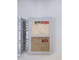 1920/23, umfangreiche Sammlung mit über 4600 Briefen, Karten und Ganzsachen. Dabei interessante Frankaturen, Blockeinheiten, 