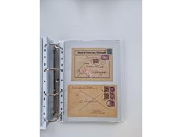 1920/23, umfangreiche Sammlung mit über 4600 Briefen, Karten und Ganzsachen. Dabei interessante Frankaturen, Blockeinheiten, 