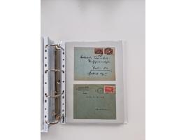 1920/23, umfangreiche Sammlung mit über 4600 Briefen, Karten und Ganzsachen. Dabei interessante Frankaturen, Blockeinheiten, 