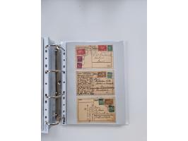 1920/23, umfangreiche Sammlung mit über 4600 Briefen, Karten und Ganzsachen. Dabei interessante Frankaturen, Blockeinheiten, 