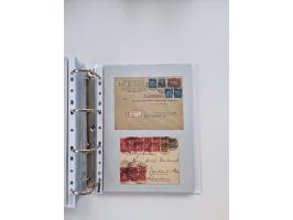 1920/23, umfangreiche Sammlung mit über 4600 Briefen, Karten und Ganzsachen. Dabei interessante Frankaturen, Blockeinheiten, 