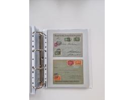 1920/23, umfangreiche Sammlung mit über 4600 Briefen, Karten und Ganzsachen. Dabei interessante Frankaturen, Blockeinheiten, 