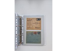 1920/23, umfangreiche Sammlung mit über 4600 Briefen, Karten und Ganzsachen. Dabei interessante Frankaturen, Blockeinheiten, 