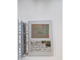 1920/23, umfangreiche Sammlung mit über 4600 Briefen, Karten und Ganzsachen. Dabei interessante Frankaturen, Blockeinheiten, 