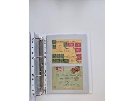 1920/23, umfangreiche Sammlung mit über 4600 Briefen, Karten und Ganzsachen. Dabei interessante Frankaturen, Blockeinheiten, 