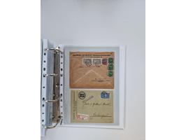 1920/23, umfangreiche Sammlung mit über 4600 Briefen, Karten und Ganzsachen. Dabei interessante Frankaturen, Blockeinheiten, 