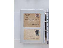 1920/23, umfangreiche Sammlung mit über 4600 Briefen, Karten und Ganzsachen. Dabei interessante Frankaturen, Blockeinheiten, 
