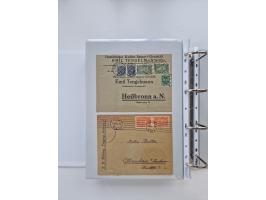 1920/23, umfangreiche Sammlung mit über 4600 Briefen, Karten und Ganzsachen. Dabei interessante Frankaturen, Blockeinheiten, 
