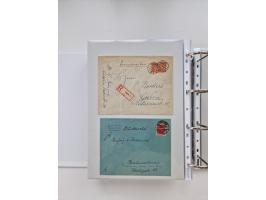 1920/23, umfangreiche Sammlung mit über 4600 Briefen, Karten und Ganzsachen. Dabei interessante Frankaturen, Blockeinheiten, 