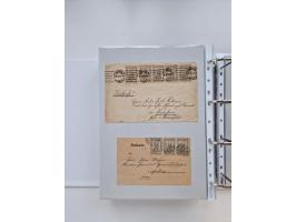 1920/23, umfangreiche Sammlung mit über 4600 Briefen, Karten und Ganzsachen. Dabei interessante Frankaturen, Blockeinheiten, 