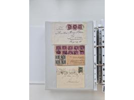 1920/23, umfangreiche Sammlung mit über 4600 Briefen, Karten und Ganzsachen. Dabei interessante Frankaturen, Blockeinheiten, 