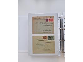1920/23, umfangreiche Sammlung mit über 4600 Briefen, Karten und Ganzsachen. Dabei interessante Frankaturen, Blockeinheiten, 