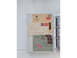 1920/23, umfangreiche Sammlung mit über 4600 Briefen, Karten und Ganzsachen. Dabei interessante Frankaturen, Blockeinheiten, 