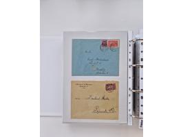 1920/23, umfangreiche Sammlung mit über 4600 Briefen, Karten und Ganzsachen. Dabei interessante Frankaturen, Blockeinheiten, 