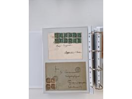 1920/23, umfangreiche Sammlung mit über 4600 Briefen, Karten und Ganzsachen. Dabei interessante Frankaturen, Blockeinheiten, 
