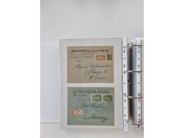 1920/23, umfangreiche Sammlung mit über 4600 Briefen, Karten und Ganzsachen. Dabei interessante Frankaturen, Blockeinheiten, 