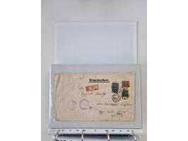 1920/23, umfangreiche Sammlung mit über 4600 Briefen, Karten und Ganzsachen. Dabei interessante Frankaturen, Blockeinheiten, 