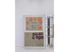 1920/23, umfangreiche Sammlung mit über 4600 Briefen, Karten und Ganzsachen. Dabei interessante Frankaturen, Blockeinheiten, 